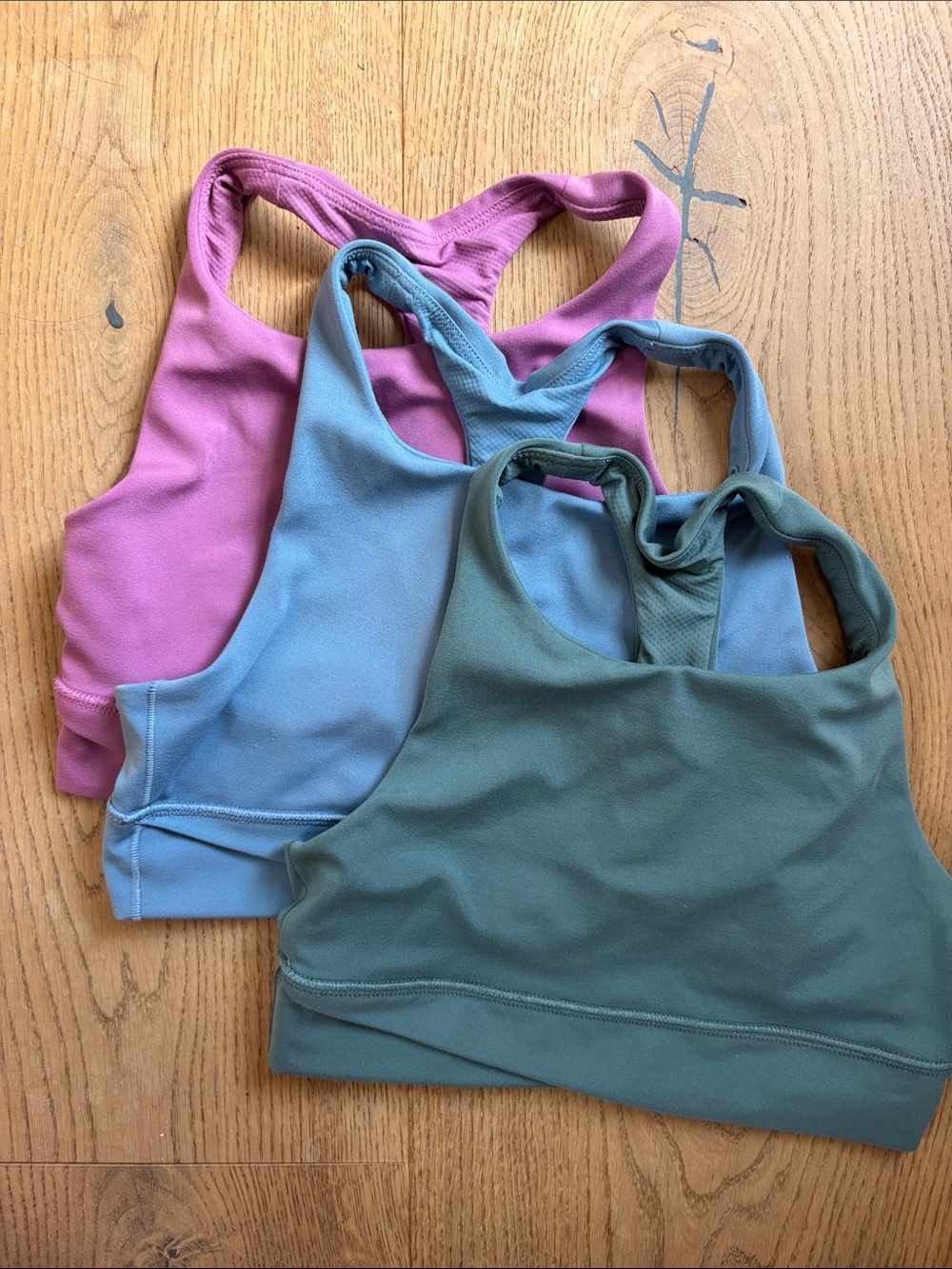 Athleta Girl Transcend Crossover Sports Bra, Bundle of 3, Large